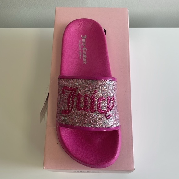 Juicy Couture Girls Slide Sandals - Picture 2 of 5